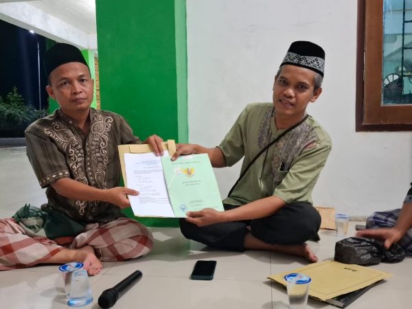 Serah Terima Pengurus Masjid Al-Amin